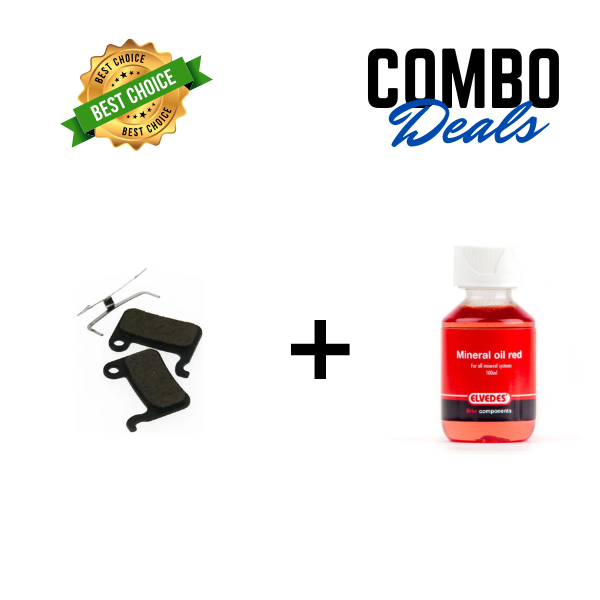 Kombi-Deal - Bremsbeläge + Elvedes Bremsöl